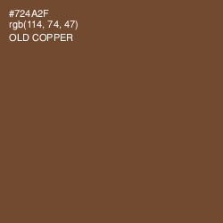 #724A2F - Old Copper Color Image
